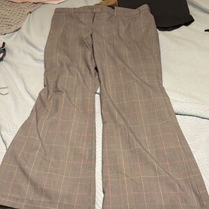 The Limited women’s Gray Plaid Dress Pants